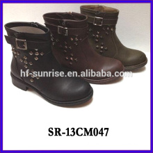 SR-13CM047 soft kids botas de inverno criança botas de moda plana miúdos boot